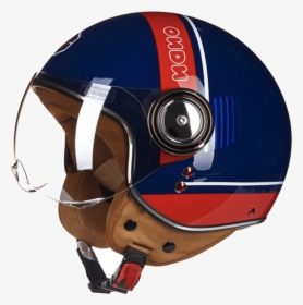 Retro 3 4 Moto Helmet, HD Png Download, Free Download