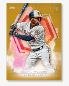 Cedric Mullins 2019 Inception Baseball Poster Gold - College Baseball, HD Png Download, Free Download