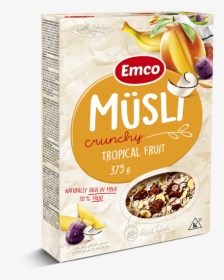 Crunchy Müsli - Tropical Fruit - Muesli Emco, HD Png Download, Free Download
