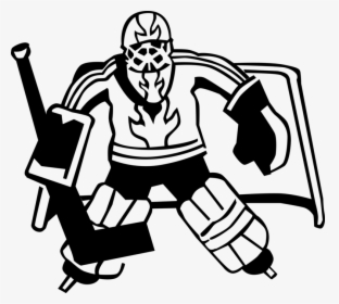 Vector Illustration Of Sport Of Ice Hockey Goalie Protects - Illustration, HD Png Download, Free Download