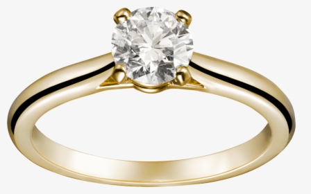 Thumb Image - Rose Gold Cartier Engagement Ring, HD Png Download, Free Download