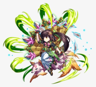 Unit Ills Thum - Brave Frontier Honoka And Hisa, HD Png Download, Free Download