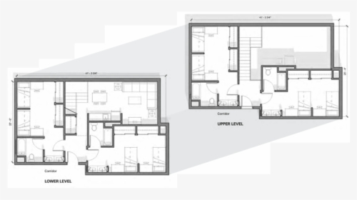 Eight-resident Floor Plan - Butler Fairview House Floor Plan, HD Png Download, Free Download