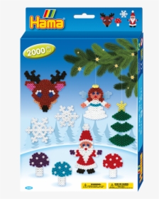 Hama Beads Father Christmas, HD Png Download, Free Download