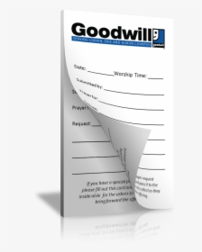 3” X 5” Double Sided Notepads - Goodwill, HD Png Download, Free Download