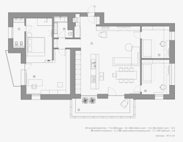 Plan D Architecte Appartement Moderne, HD Png Download, Free Download