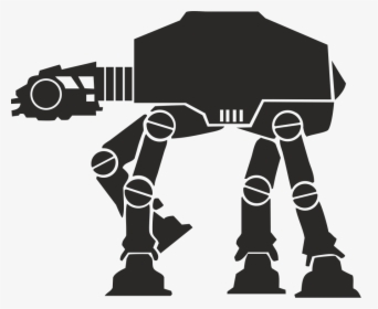 Anakin Skywalker C 3po R2 D2 Yoda Stormtrooper - Star Wars At At Vector, HD Png Download, Free Download