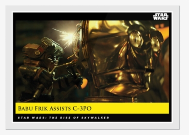 Babu Frik Assists C 3po - Babu Frik Star Wars, HD Png Download, Free Download