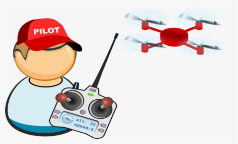 Trabajo Piloto Drones - Clipart Drones, HD Png Download, Free Download