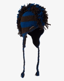 Blue & Brown - Mohawk Winter Hat, HD Png Download, Free Download