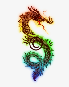 Chinese Dragon Clip Art - Rainbow Dragon Png, Transparent Png, Free Download