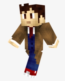 10th Doctor Minecraft Skin, HD Png Download, Free Download