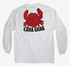 Crab Rose Longsleeve"  Class= - Long-sleeved T-shirt, HD Png Download, Free Download