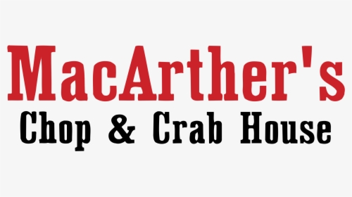 Macarther"s Chop & Crab House Logo Png Transparent - Poster, Png Download, Free Download