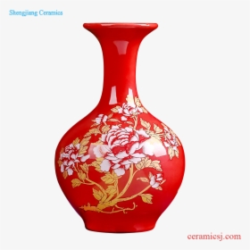 Jingdezhen Ceramics Vase Furnishing Articles And Modern - Vase, HD Png Download, Free Download