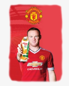 Manchester United Wayne Rooney Chivita 100% - Manchester United, HD Png Download, Free Download