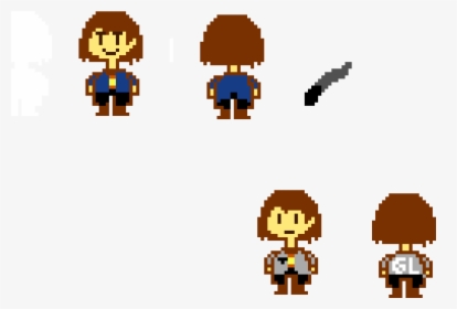 Frisk Sprite Edit Undertale Are Frisk And Chara Siblings Hd Png Download Kindpng
