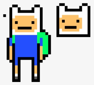 Adventure Time Pixel Finn, HD Png Download, Free Download