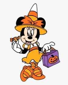 Permalink To Disney Halloween Clipart - Minnie Mouse Halloween Clipart, HD Png Download, Free Download