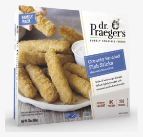 Praeger"s Family Crunchy Breaded Fish Sticks Package - Fish Finger, HD Png Download, Free Download