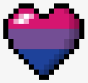 Large Texture Heart Filled With The Colors Of The Asexual - Transparent 8 Bit Heart Png, Png Download, Free Download