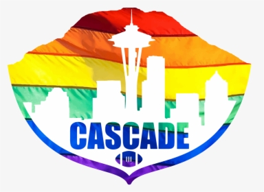 Cascade Flag Football Rainbow Logo - Graphic Design, HD Png Download, Free Download