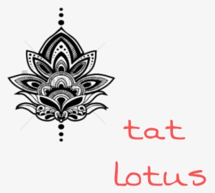 #lotus #doodle #mandala #tattoo - Tattoo Designs Transparent Background, HD Png Download, Free Download