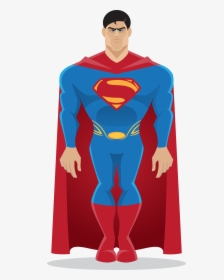 Clark Kent Batman Superhero Illustration - Супермэн Вектор, HD Png Download, Free Download