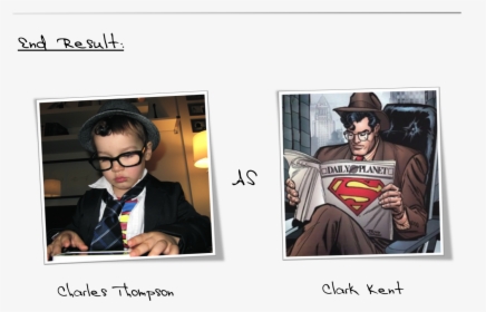 Clark Kent Halloween Costume - Superman, HD Png Download, Free Download