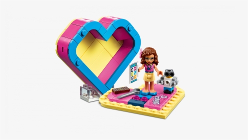 Lego Friends Olivia Südamekarp - Lego Olivia Heart Box, HD Png Download, Free Download