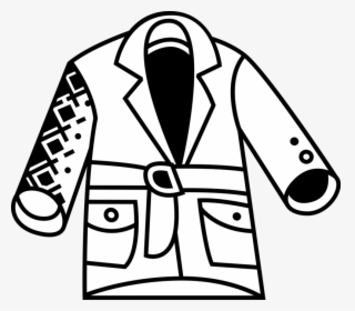 Vector Illustration Of Clothing Apparel Garment Winter, HD Png Download ...