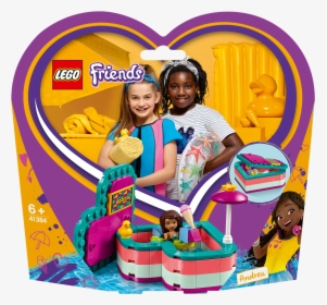 Lego Friends Andrea"s Summer Heart Box - Lego Friends Heart Box, HD Png Download, Free Download