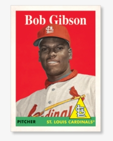 Bob Gibson 2019 Archives Baseball 1958 Topps Poster - Poster, HD Png Download, Free Download