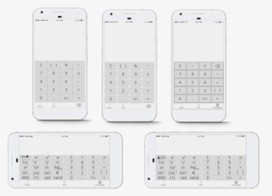 Calculator Wireframes - Smartphone, HD Png Download, Free Download
