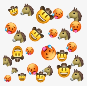 #horse #cowgirl #cowboy #sticker #emojibackground #emoji, HD Png Download, Free Download
