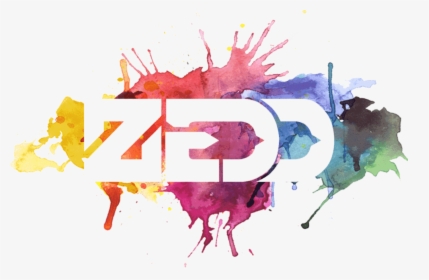 Zeddlogo Transparent Color - Rainbow Watercolor Splash Png, Png Download, Free Download
