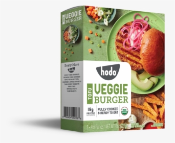 Hodo Tofuveggieburger 3d Front - Hodo Tofu Veggie Burger, HD Png Download, Free Download