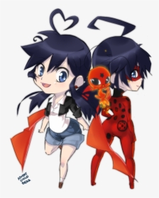 Miraculous Ladybug Pv Art , Png Download - Anime Chibi Miraculous Ladybug, Transparent Png, Free Download