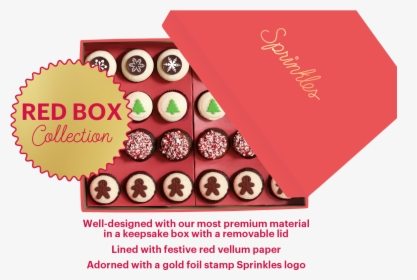 24-count Holiday Mini Cupcakes Featured In Sprinkles - Sprinkles Holiday Mini Cupcake, HD Png Download, Free Download
