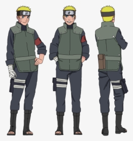 Naruto Would Look Very Badass In Jōnin Outfit, Right - Naruto Jounin, HD Png Download, Free Download