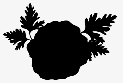 Flower Clip Art Silhouette Leaf Pattern - Illustration, HD Png Download, Free Download
