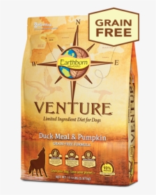 Duck Meal & Pumpkin Bag - Earthborn Holistic Dog Food Venture, HD Png Download, Free Download