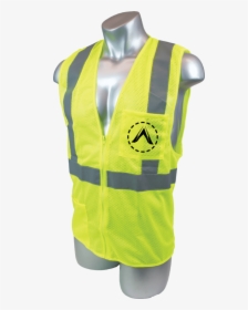 Custom Printed High Visibility Yellow Field Vest - High-visibility Clothing, HD Png Download, Free Download