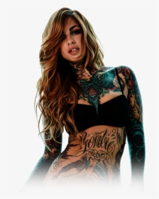 Thumb Image - Tattoo Girl Image Png, Transparent Png, Free Download