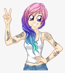 Tattoo Girl Stickers, HD Png Download, Free Download