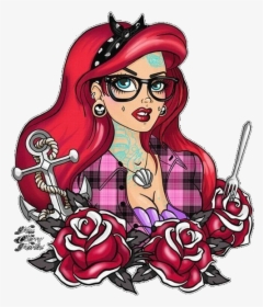 Tattooed Glam Hipster  Gothic Disney Princesses