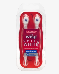 Wisp, Disposable Toothbrush To Whiten Teeth - Colgate Mini Brush Wisp White, HD Png Download, Free Download