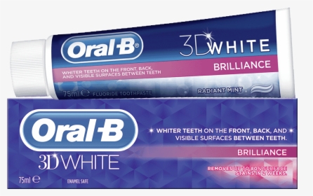 Oral-b 3d White Brilliance Toothpaste - Oral B, HD Png Download, Free Download