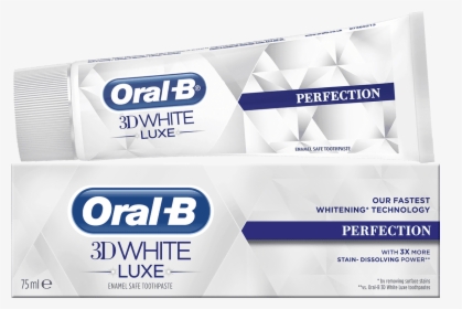 Oral-b 3d White Luxe Perfection Toothpaste - Oral B Pro Whitening, HD Png Download, Free Download