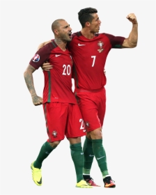 Ricardo Quaresma & Cristiano Ronaldo render - Portugal Football Render, HD Png Download, Free Download